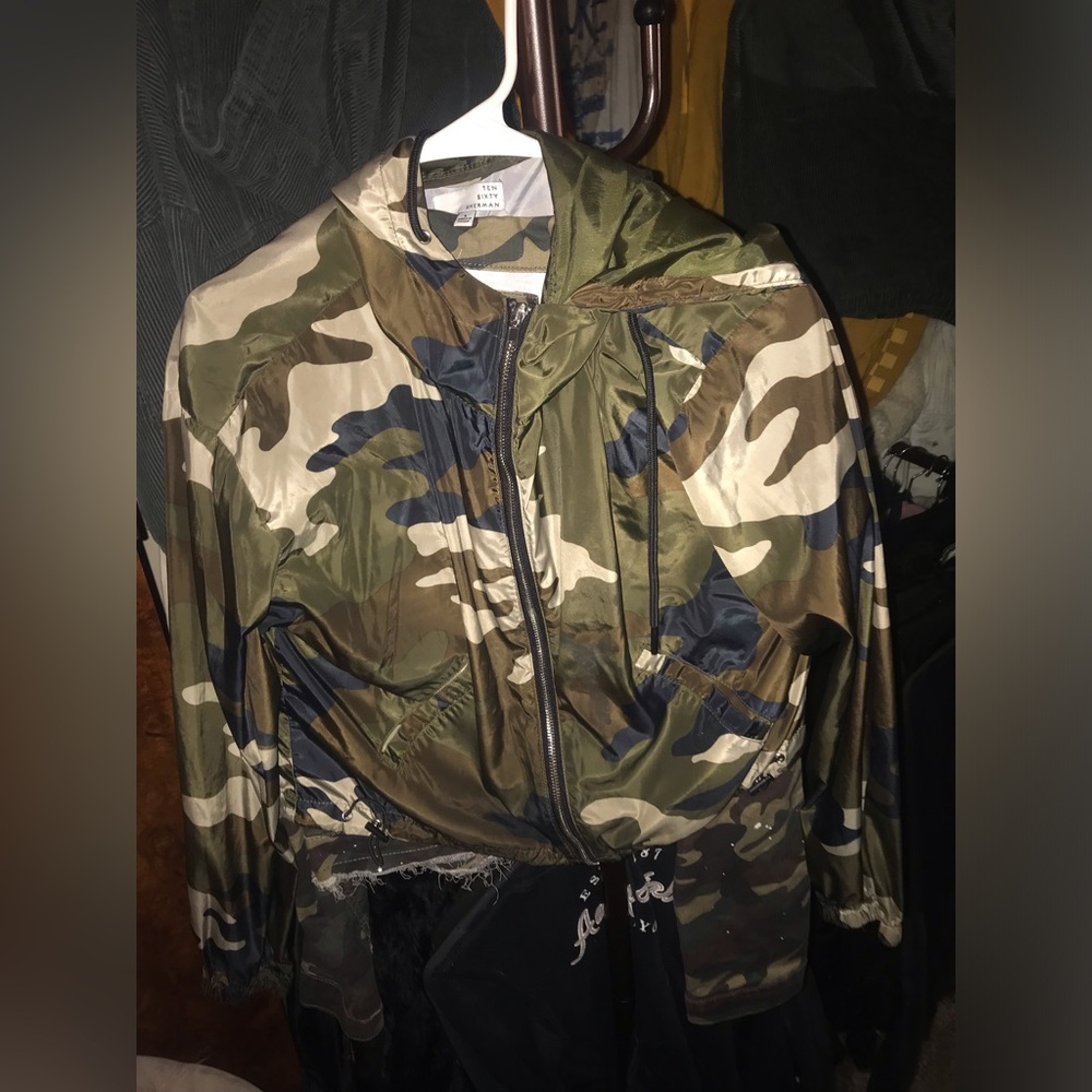 Womens”Ten Sixty Sherman” Camo Swishy Jacket